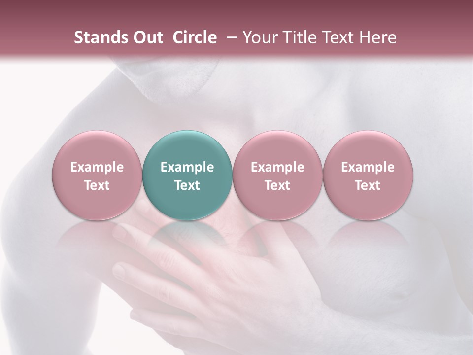 Mensch Burnout Schmerzen PowerPoint Template