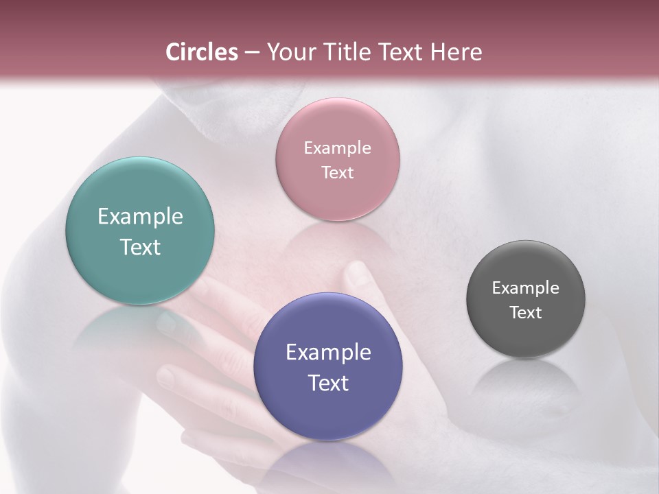 Mensch Burnout Schmerzen PowerPoint Template