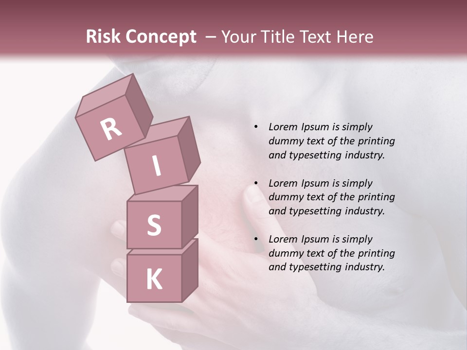 Mensch Burnout Schmerzen PowerPoint Template