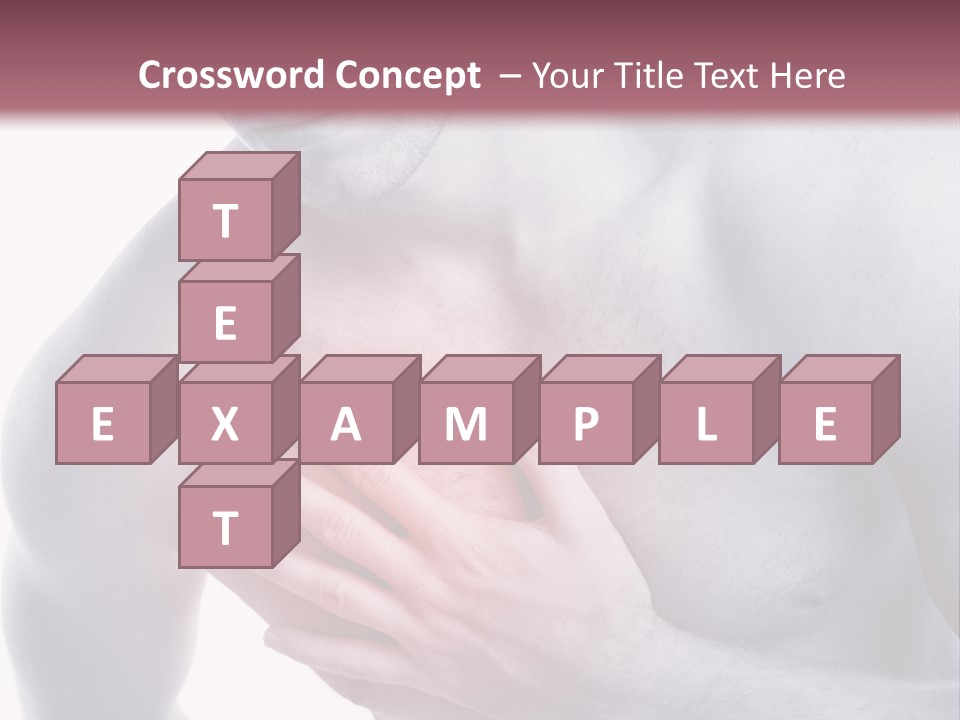 Mensch Burnout Schmerzen PowerPoint Template