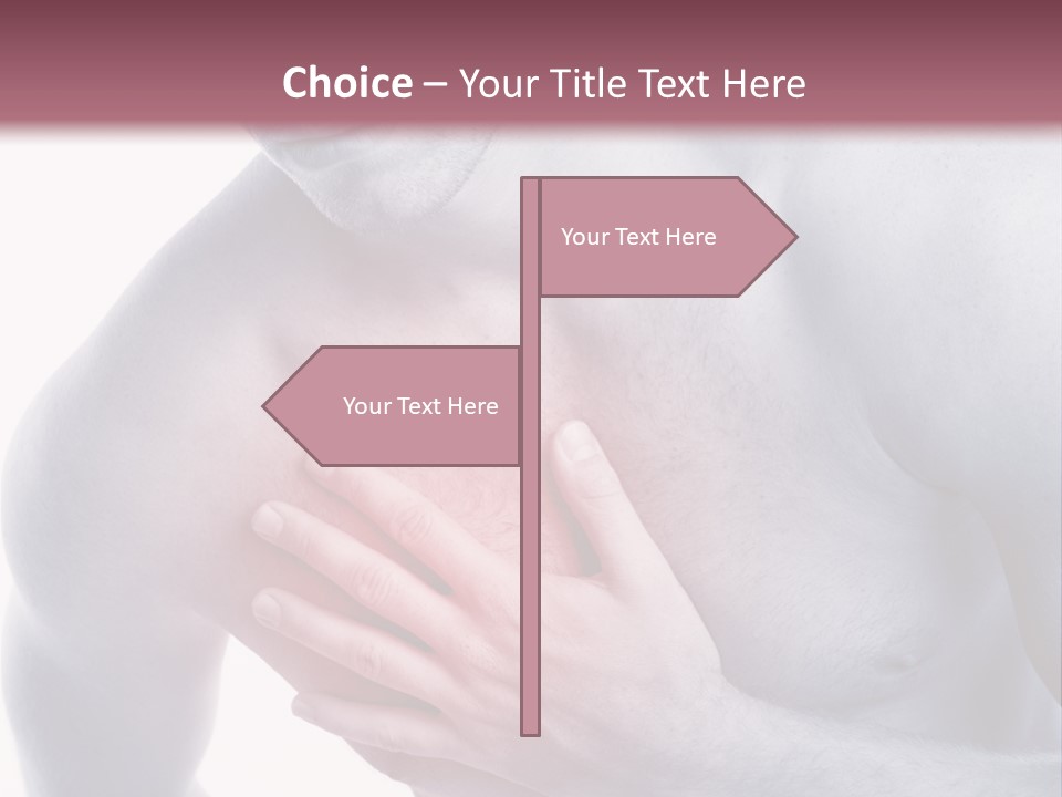 Mensch Burnout Schmerzen PowerPoint Template