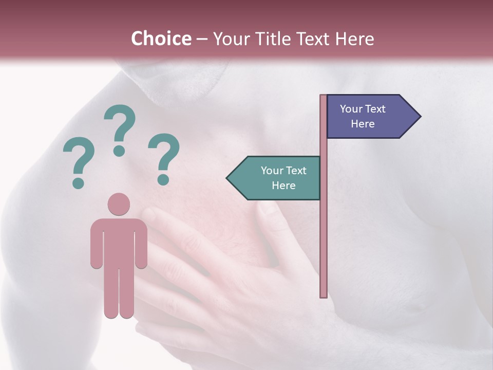 Mensch Burnout Schmerzen PowerPoint Template