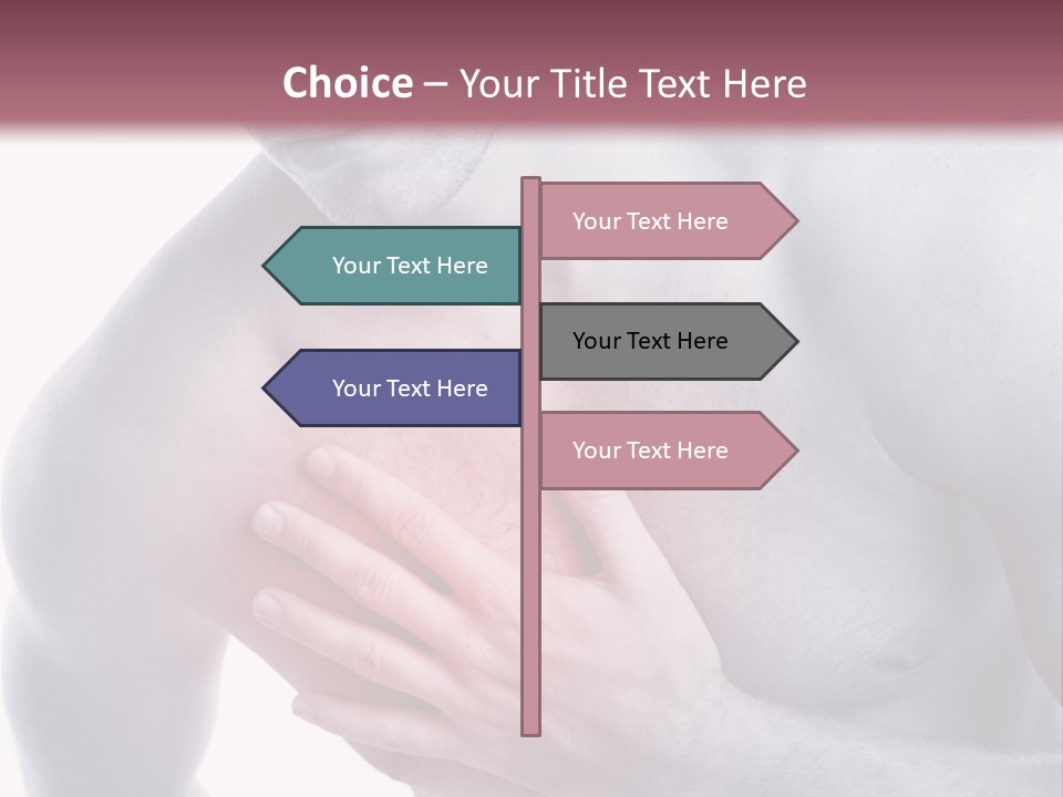 Mensch Burnout Schmerzen PowerPoint Template