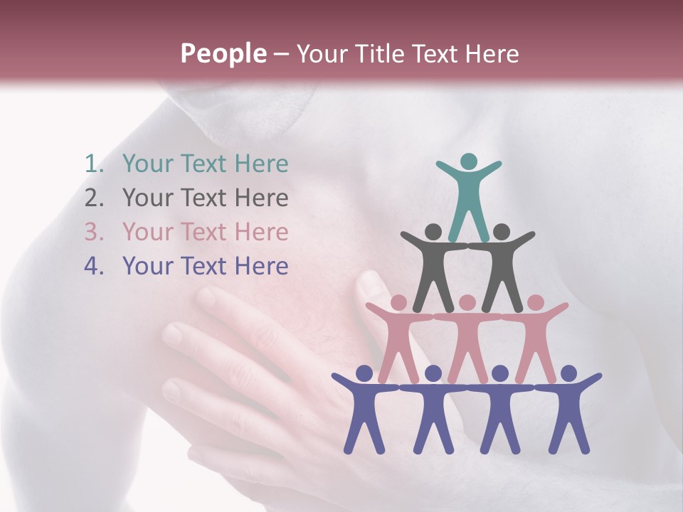 Mensch Burnout Schmerzen PowerPoint Template