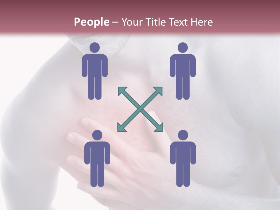 Mensch Burnout Schmerzen PowerPoint Template