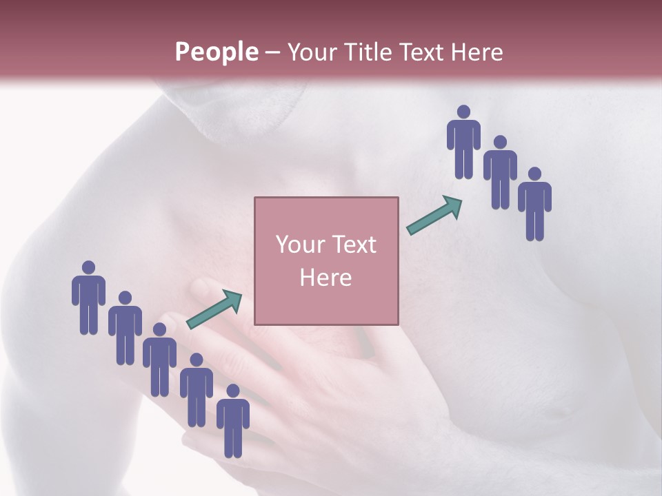 Mensch Burnout Schmerzen PowerPoint Template