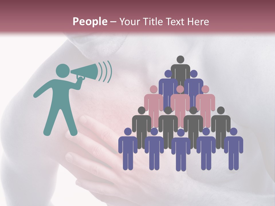 Mensch Burnout Schmerzen PowerPoint Template