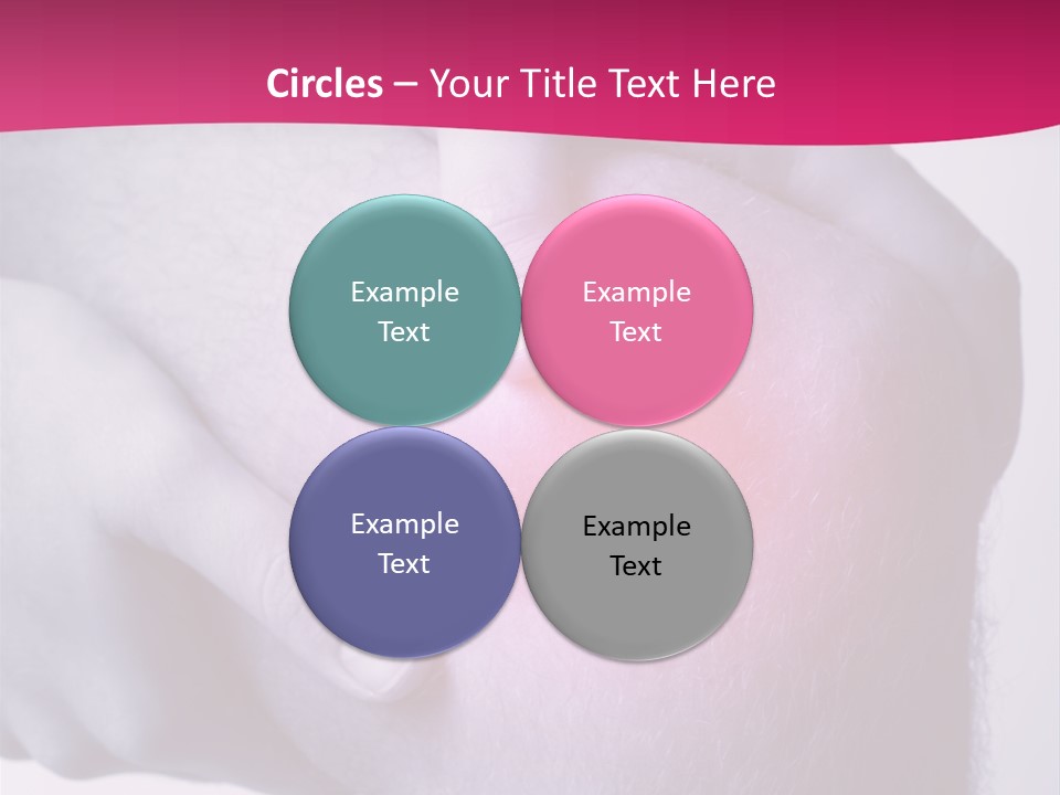 Sportler Verletzung Meniscus PowerPoint Template