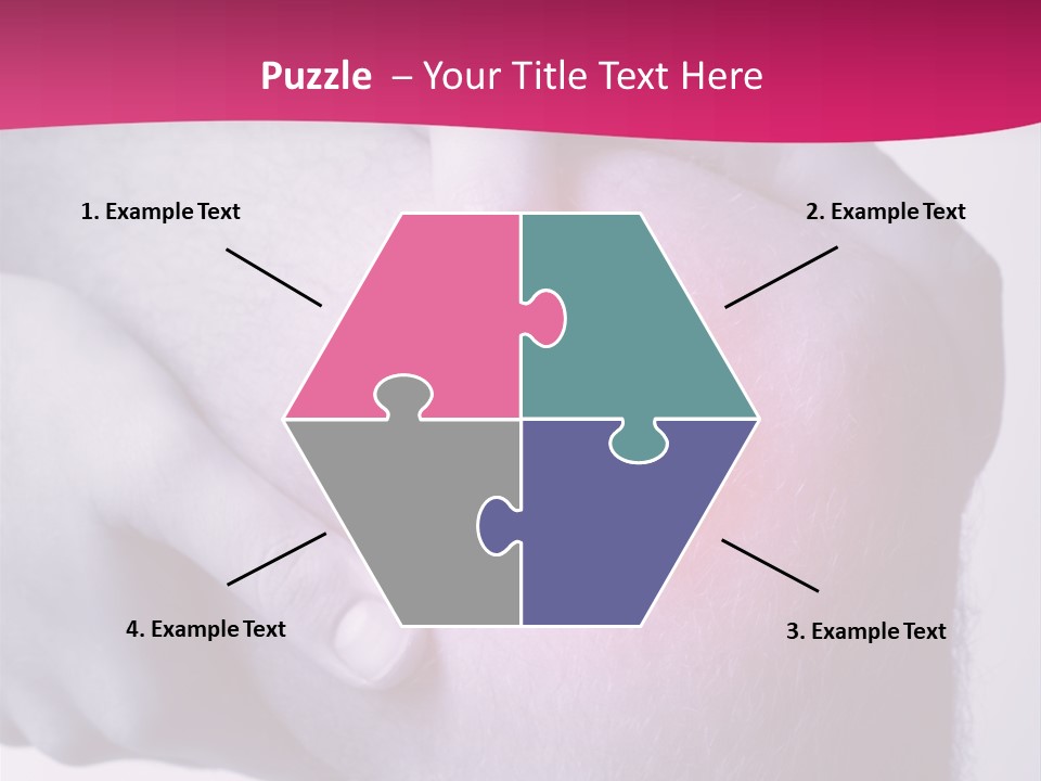 Sportler Verletzung Meniscus PowerPoint Template