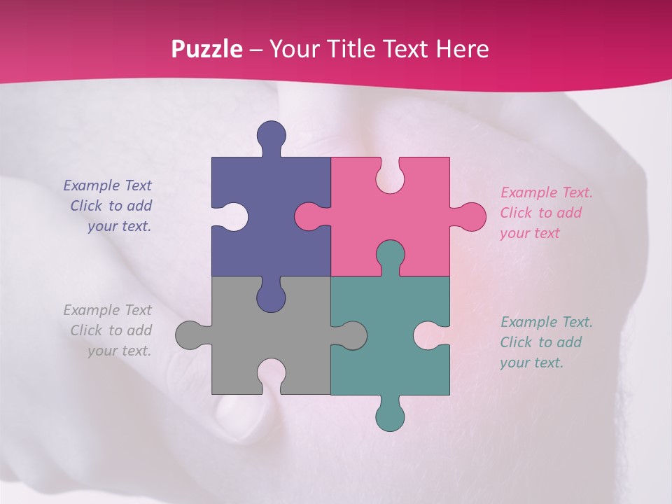 Sportler Verletzung Meniscus PowerPoint Template