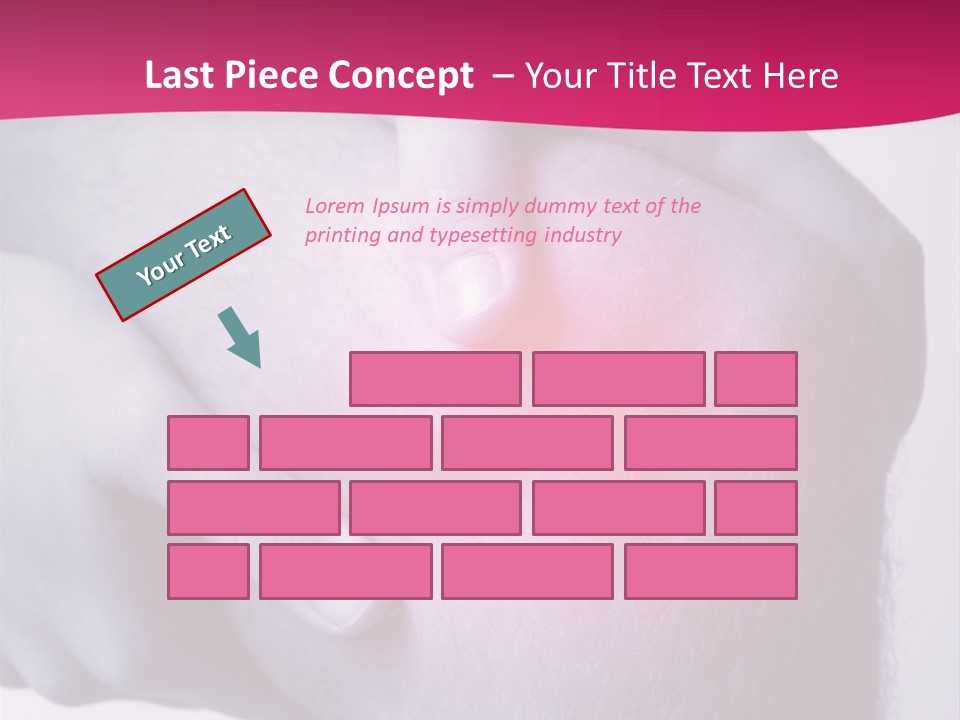 Sportler Verletzung Meniscus PowerPoint Template