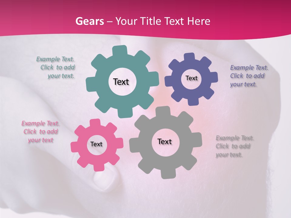 Sportler Verletzung Meniscus PowerPoint Template