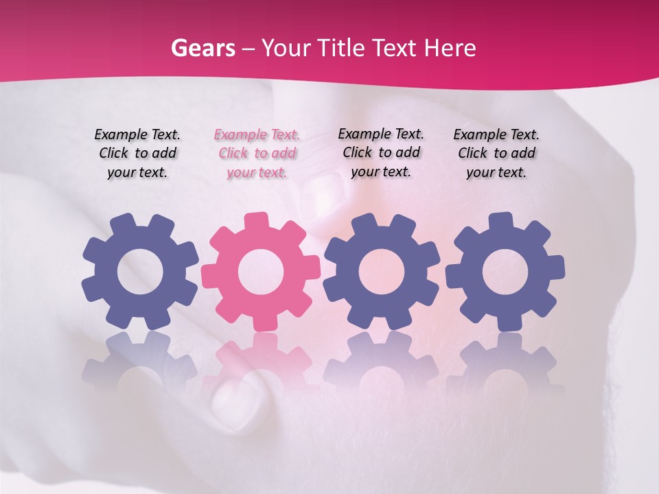 Sportler Verletzung Meniscus PowerPoint Template