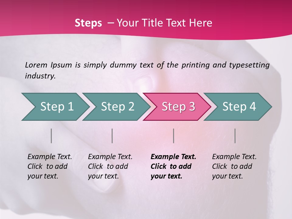 Sportler Verletzung Meniscus PowerPoint Template