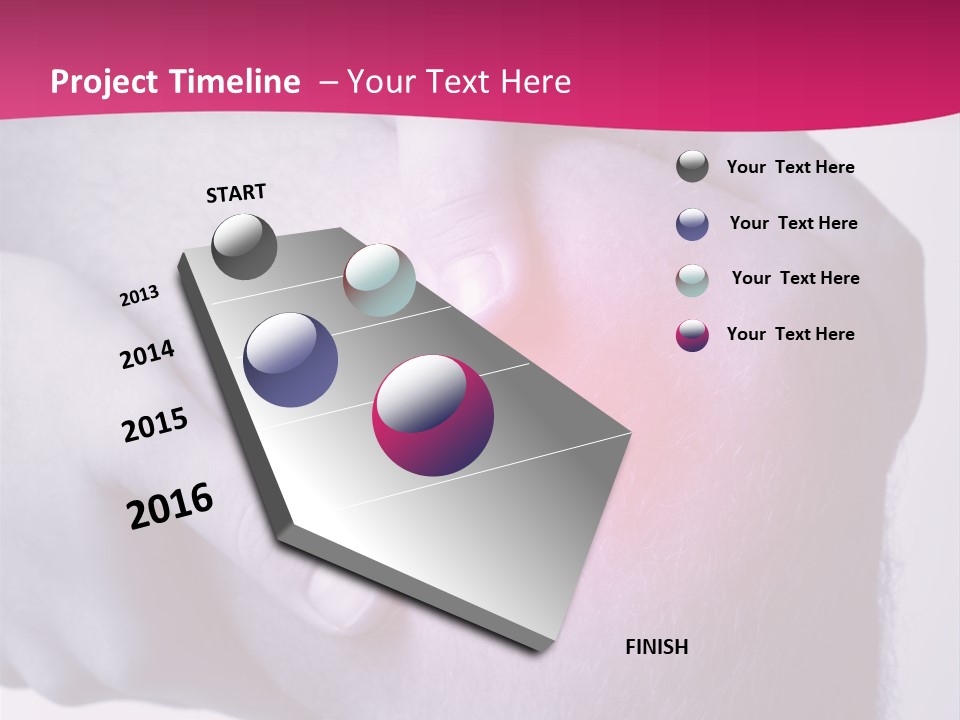 Sportler Verletzung Meniscus PowerPoint Template