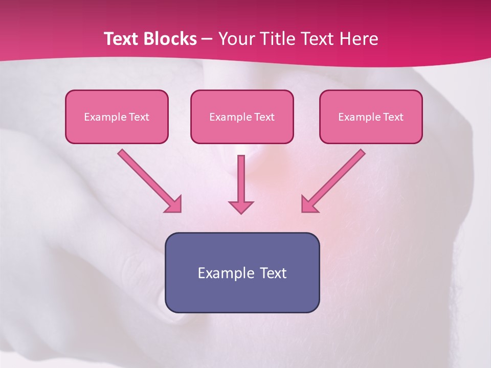 Sportler Verletzung Meniscus PowerPoint Template