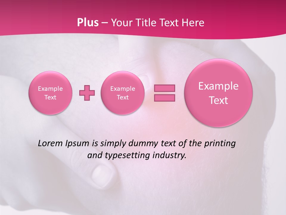 Sportler Verletzung Meniscus PowerPoint Template