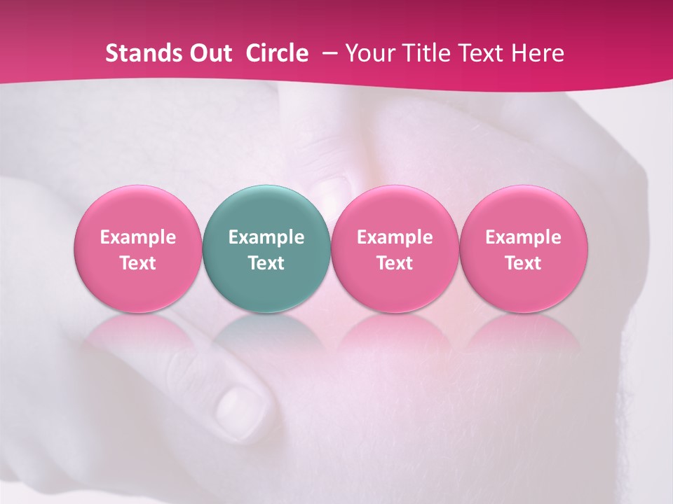 Sportler Verletzung Meniscus PowerPoint Template