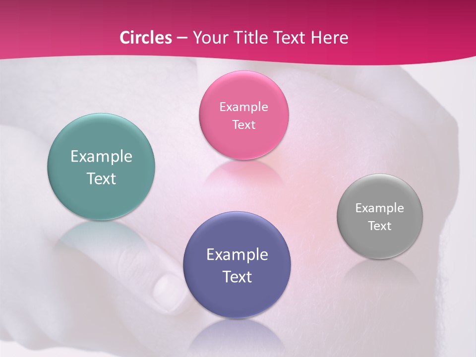 Sportler Verletzung Meniscus PowerPoint Template