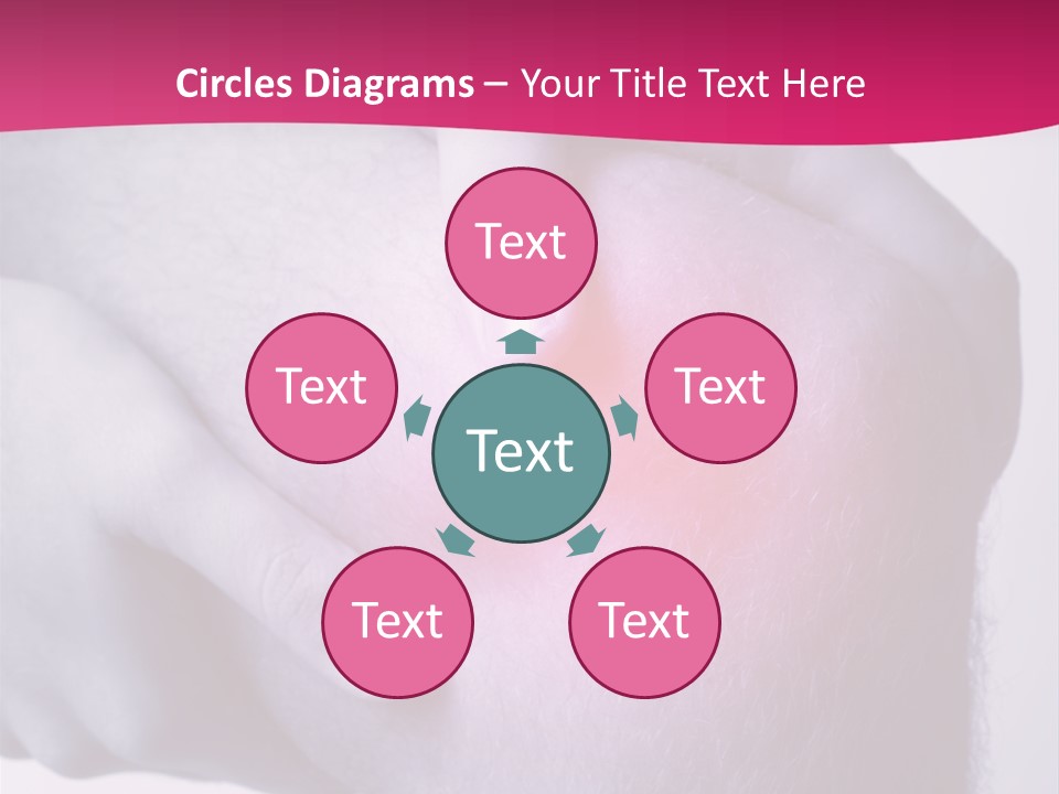 Sportler Verletzung Meniscus PowerPoint Template