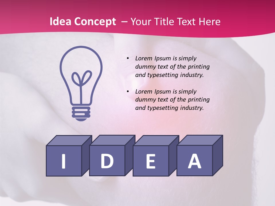 Sportler Verletzung Meniscus PowerPoint Template