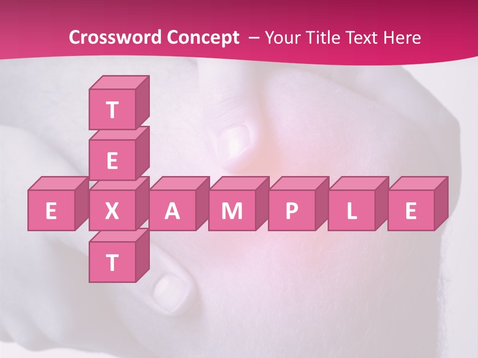 Sportler Verletzung Meniscus PowerPoint Template