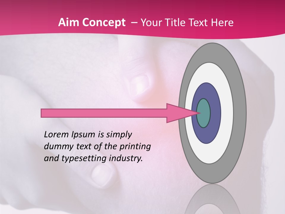 Sportler Verletzung Meniscus PowerPoint Template