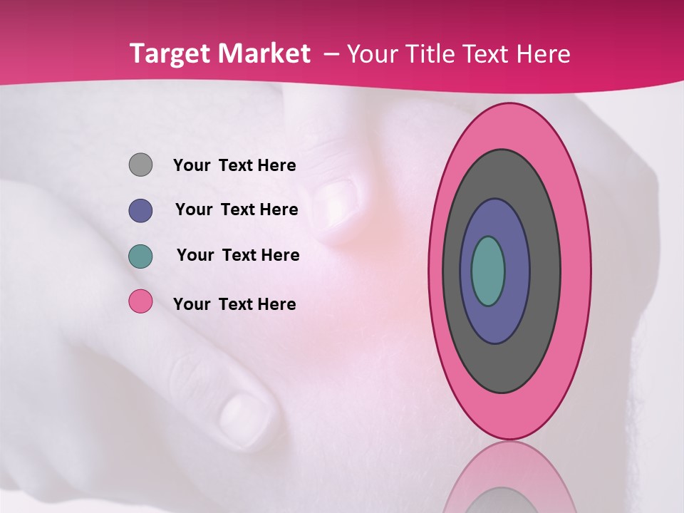 Sportler Verletzung Meniscus PowerPoint Template