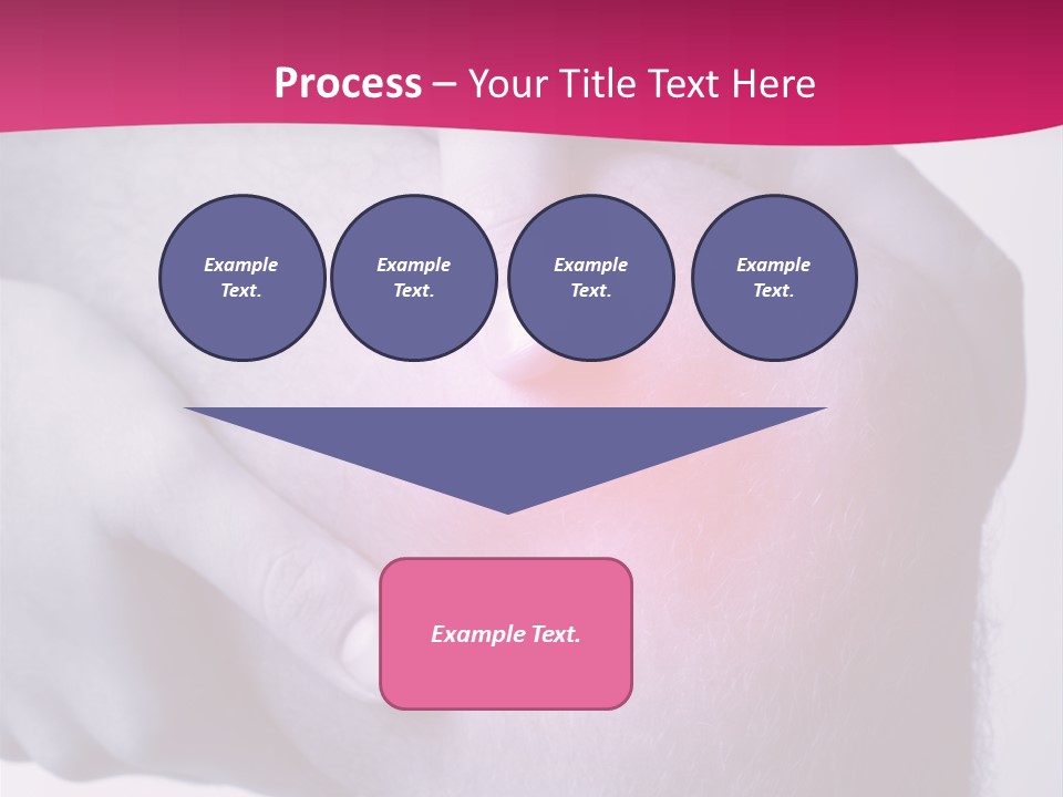 Sportler Verletzung Meniscus PowerPoint Template