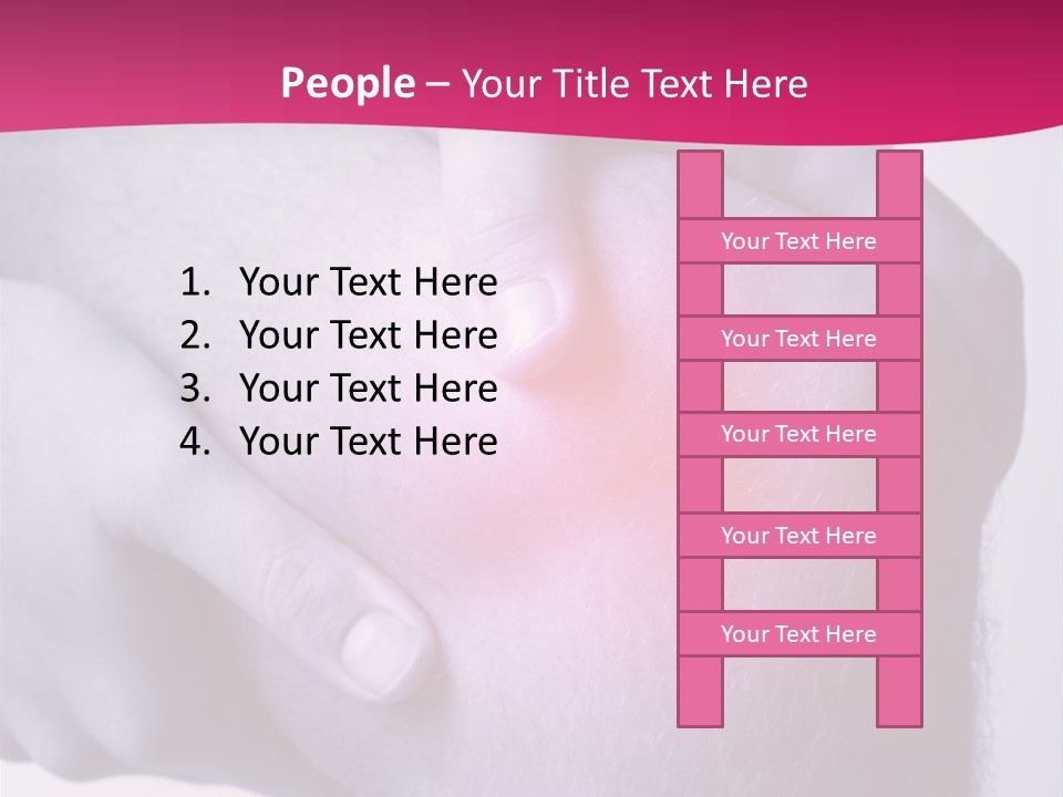 Sportler Verletzung Meniscus PowerPoint Template