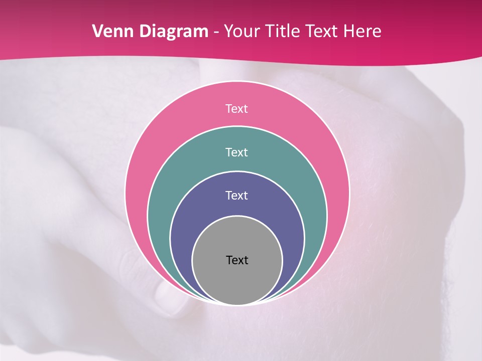 Sportler Verletzung Meniscus PowerPoint Template
