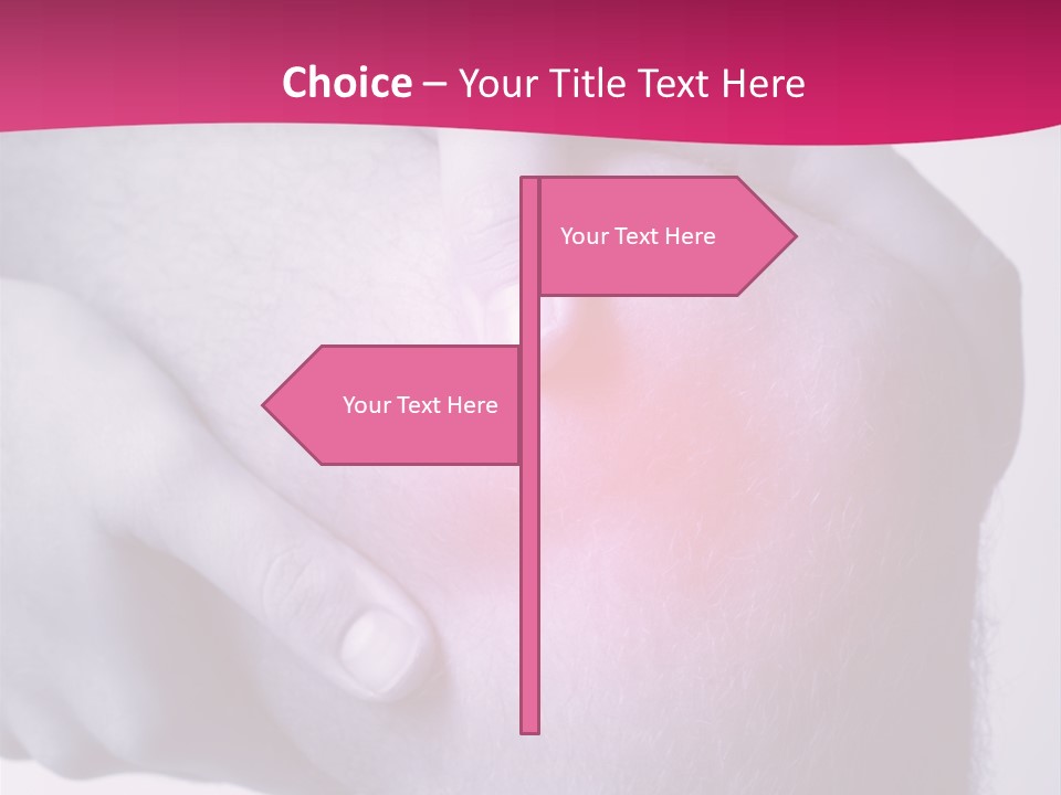 Sportler Verletzung Meniscus PowerPoint Template