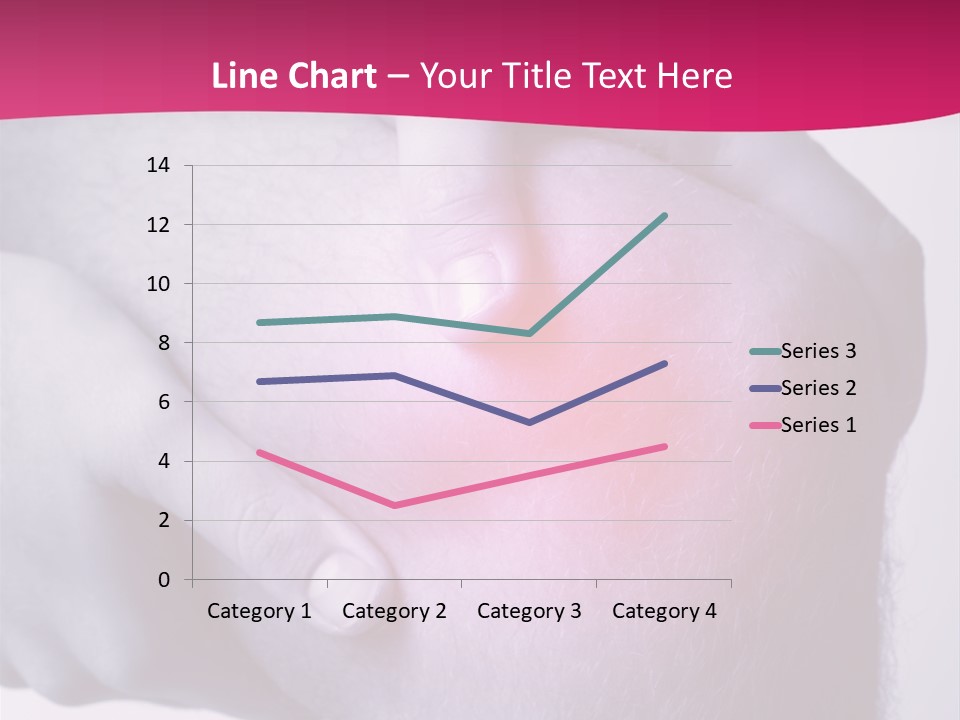 Sportler Verletzung Meniscus PowerPoint Template