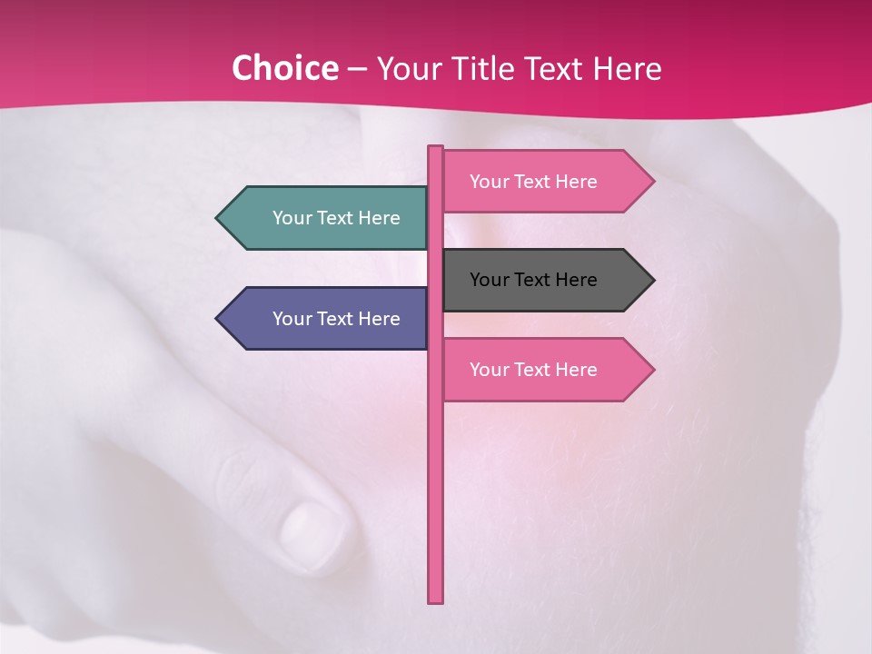 Sportler Verletzung Meniscus PowerPoint Template