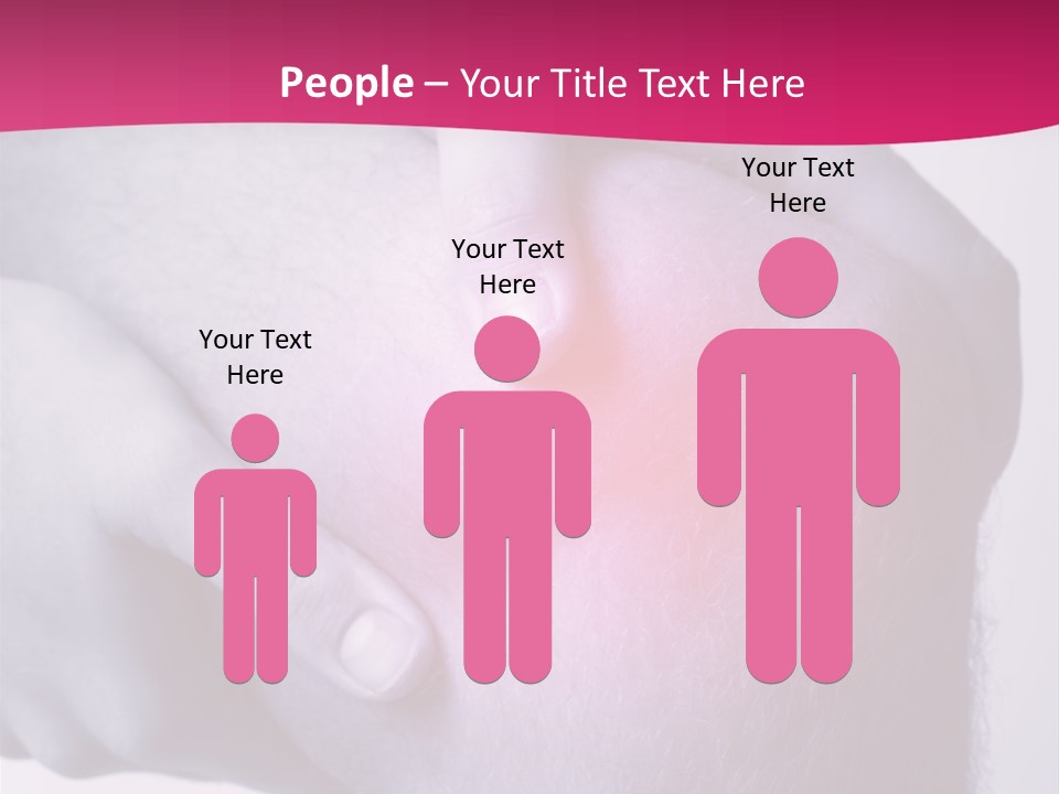 Sportler Verletzung Meniscus PowerPoint Template