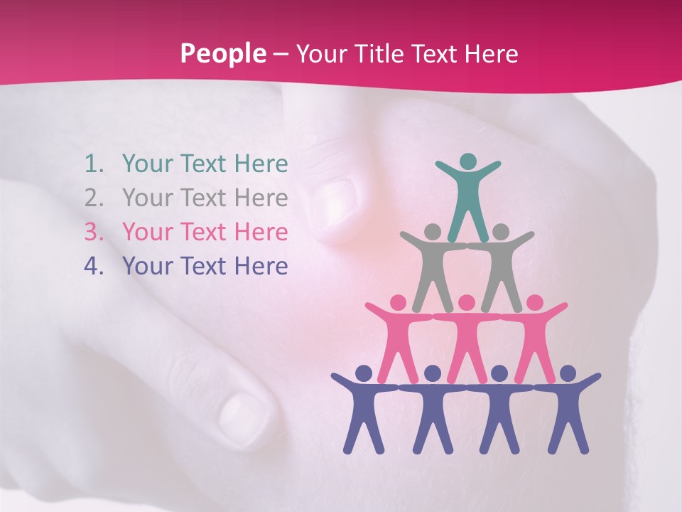 Sportler Verletzung Meniscus PowerPoint Template