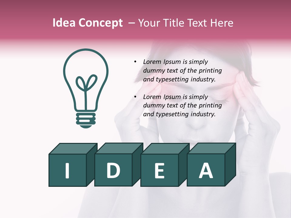 Pain Grippe Gesundheit PowerPoint Template