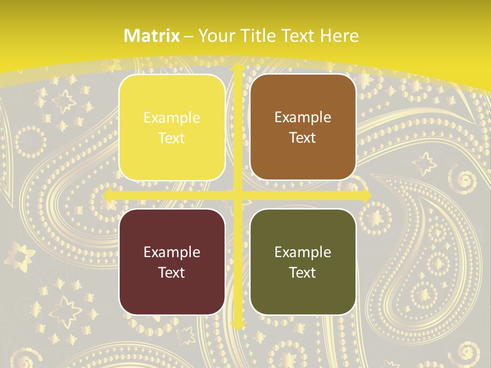 Ribbon Party Border PowerPoint Template