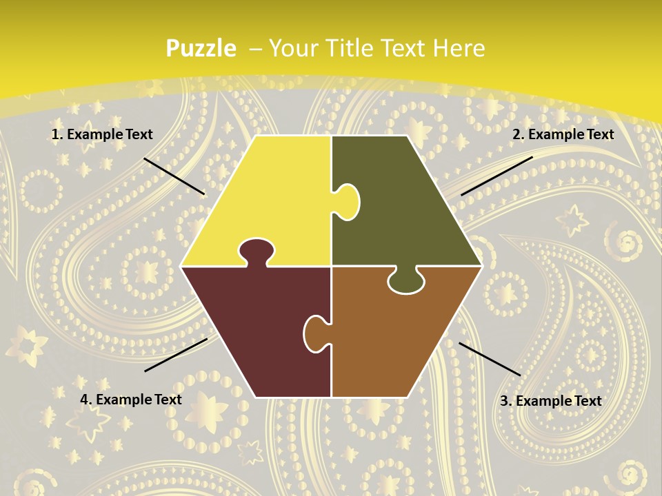 Ribbon Party Border PowerPoint Template