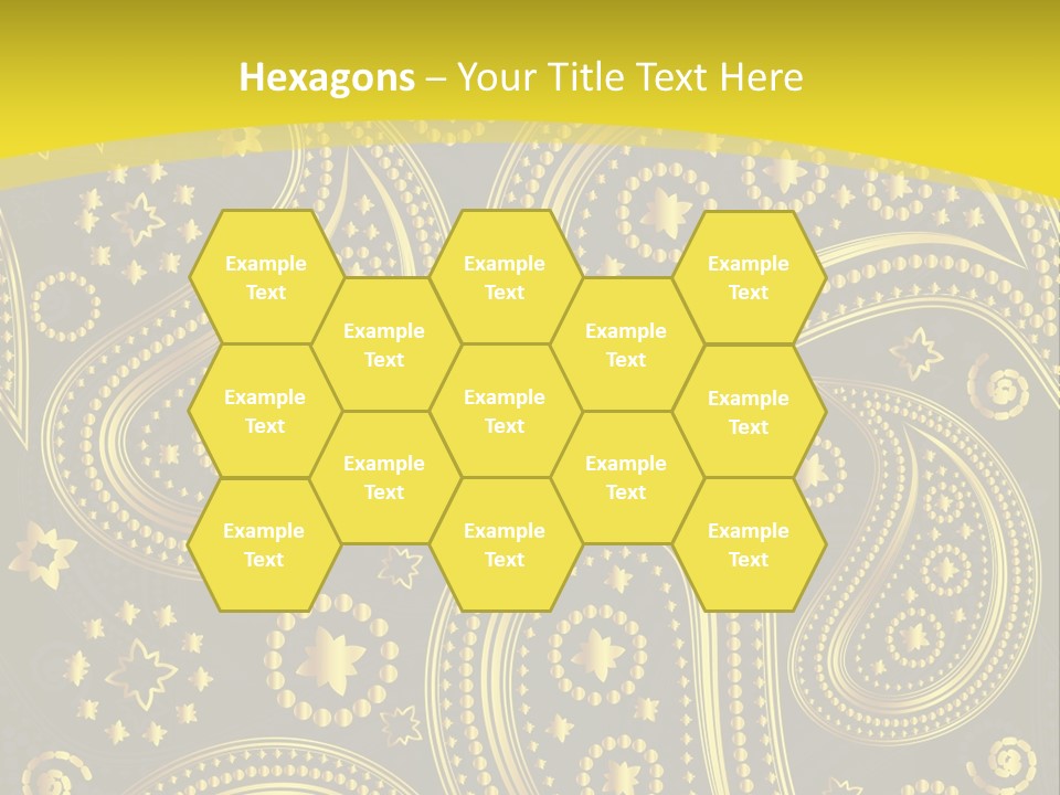 Ribbon Party Border PowerPoint Template