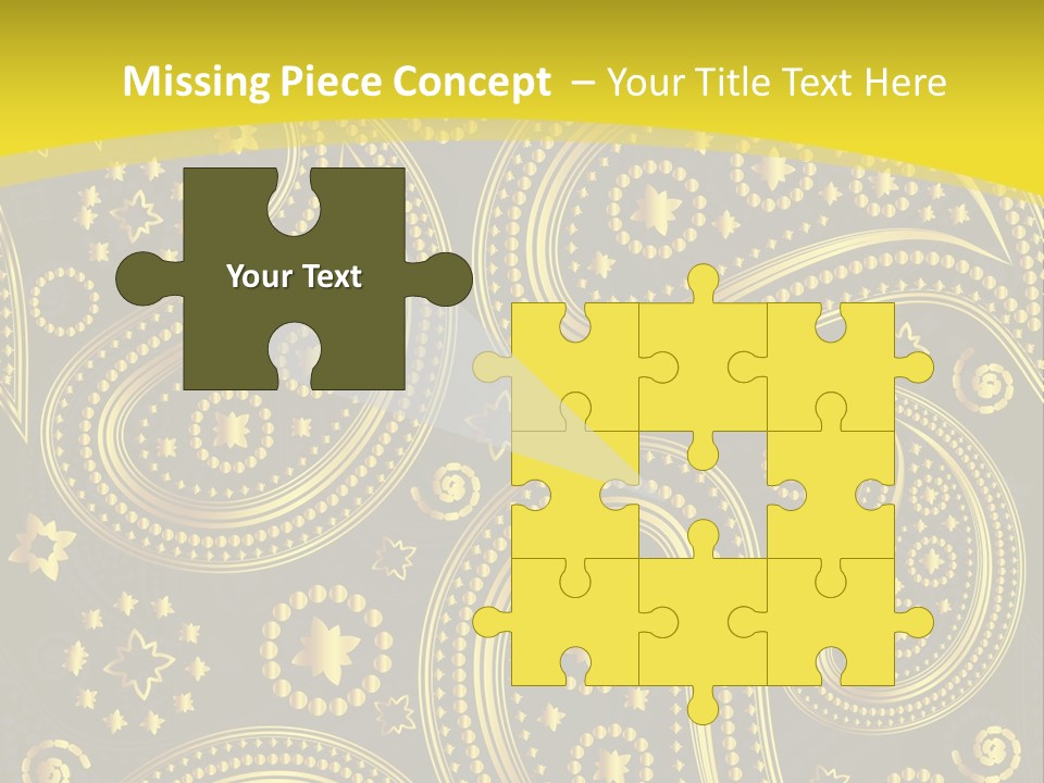 Ribbon Party Border PowerPoint Template