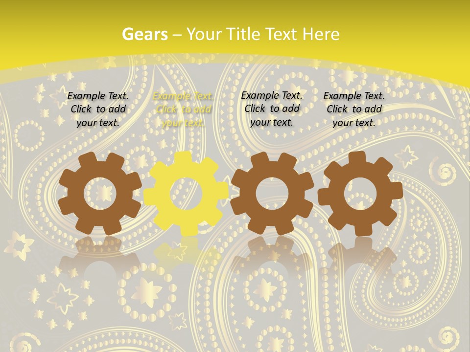 Ribbon Party Border PowerPoint Template