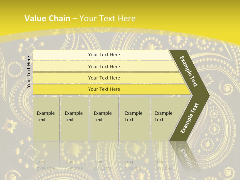 Ribbon Party Border PowerPoint Template