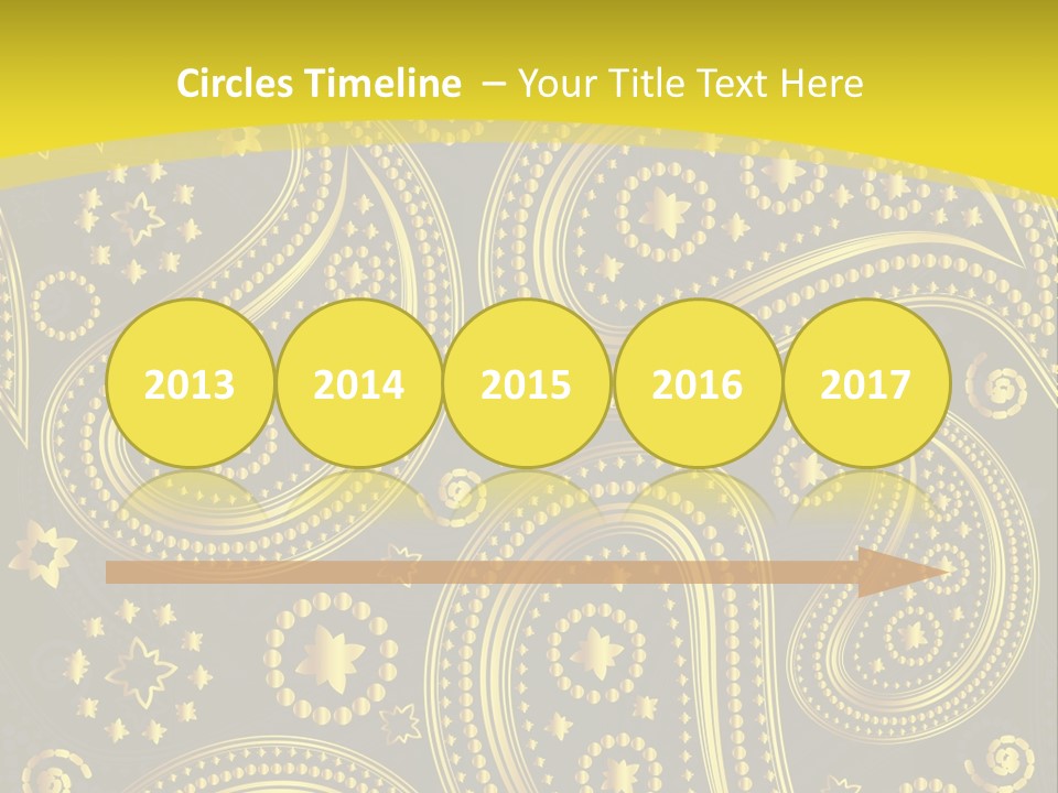 Ribbon Party Border PowerPoint Template