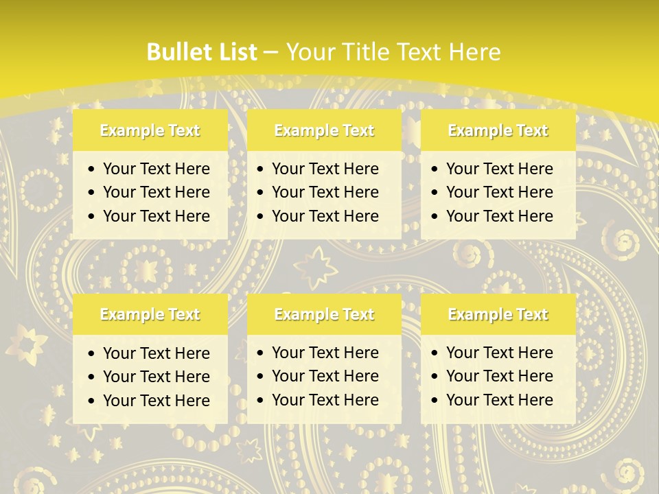 Ribbon Party Border PowerPoint Template