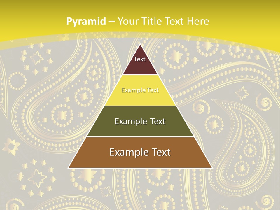 Ribbon Party Border PowerPoint Template