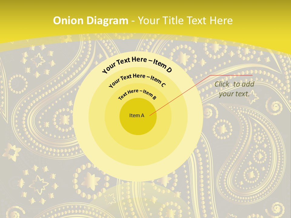 Ribbon Party Border PowerPoint Template