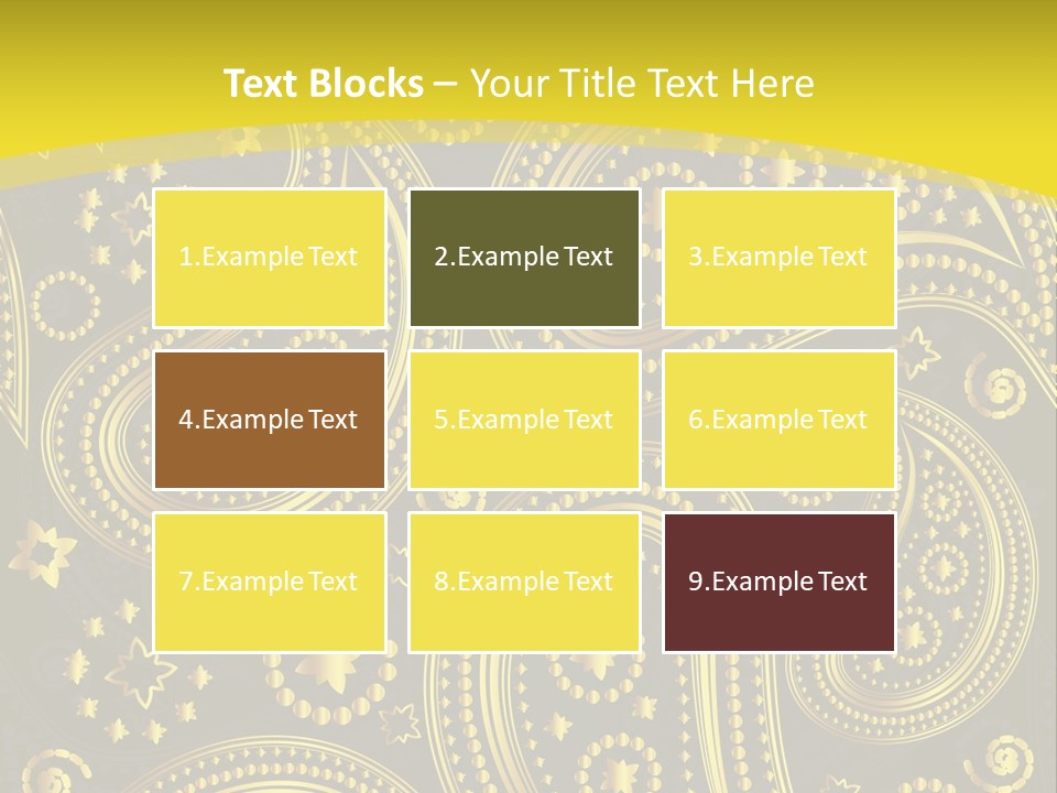 Ribbon Party Border PowerPoint Template