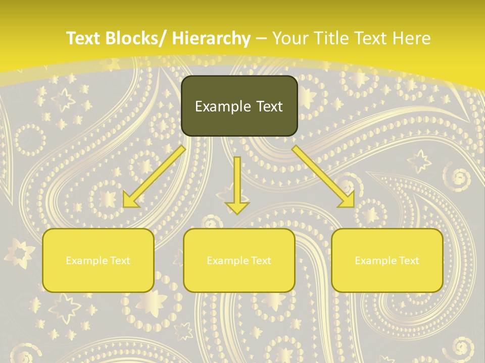 Ribbon Party Border PowerPoint Template