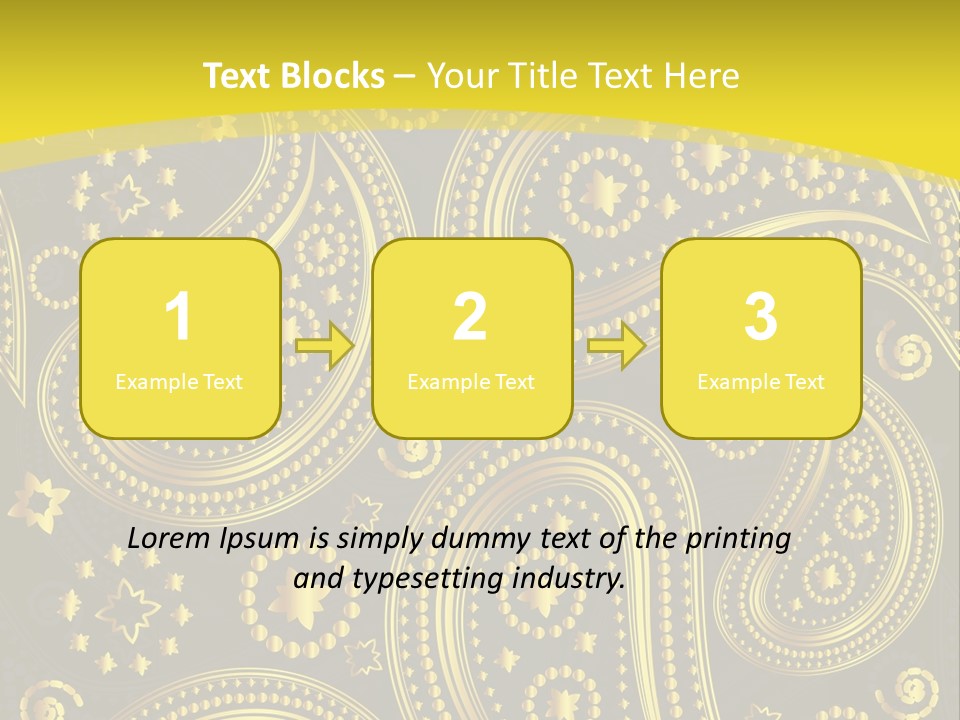 Ribbon Party Border PowerPoint Template